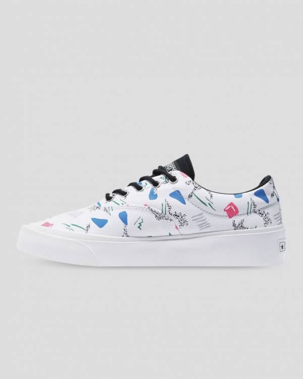 Tenisi Low Top Converse Skid Grip 80s Archive Print Albi | CV-758MZS