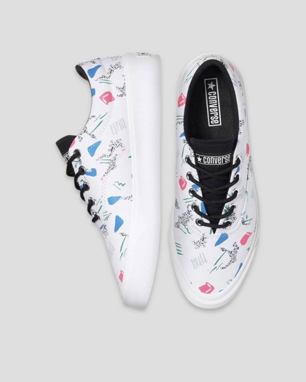 Tenisi Low Top Converse Skid Grip 80s Archive Print Albi | CV-758MZS