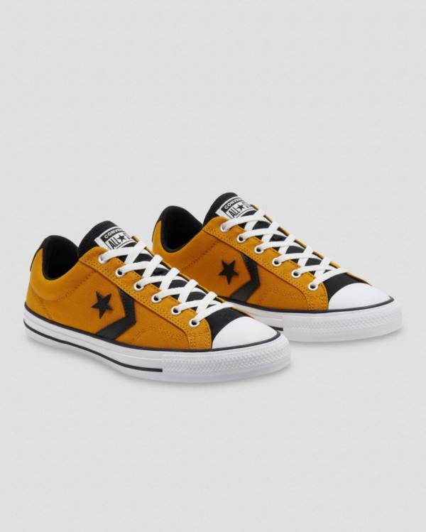 Tenisi Low Top Converse Star Player Galbeni Negrii | CV-472VOX