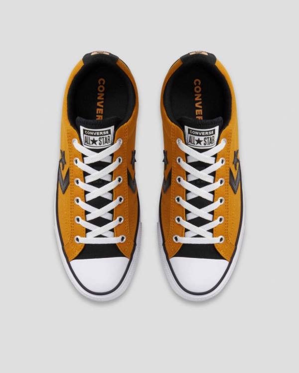 Tenisi Low Top Converse Star Player Galbeni Negrii | CV-472VOX