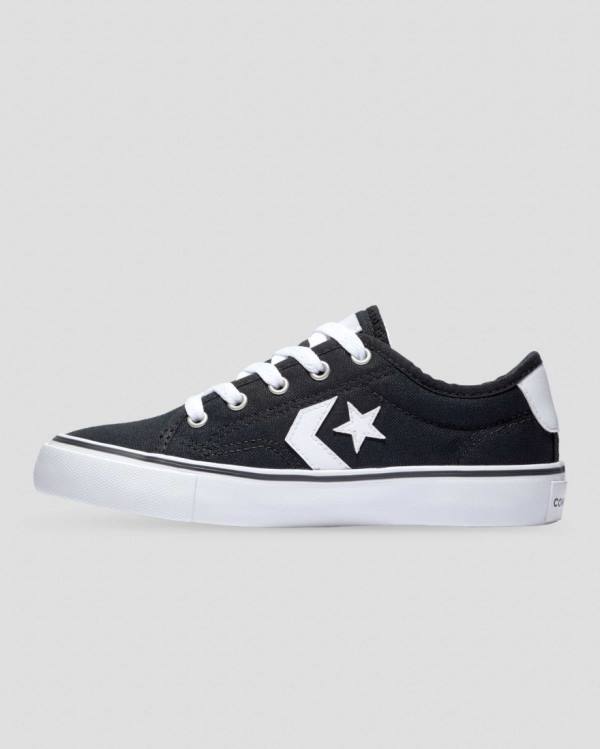 Tenisi Low Top Converse Star Replay Webbed Panza Negrii | CV-651QOH